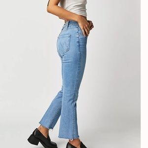 NWOT MOTHER Hustler Ankle Fray Rope's End jeans